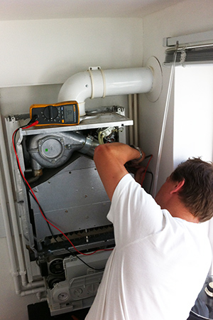 boiler service by Simon at Evans Heating